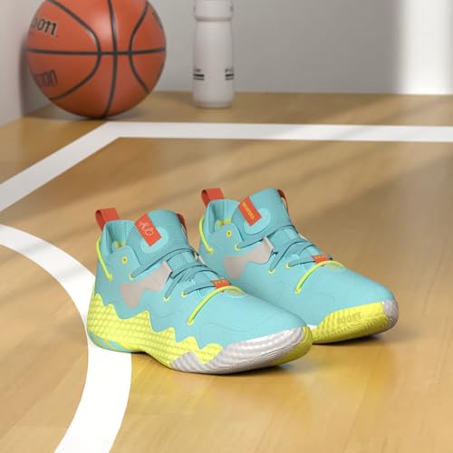 adidas Unisex Harden Vol. 6 Basketball Shoe, Pulse Aqua/Team